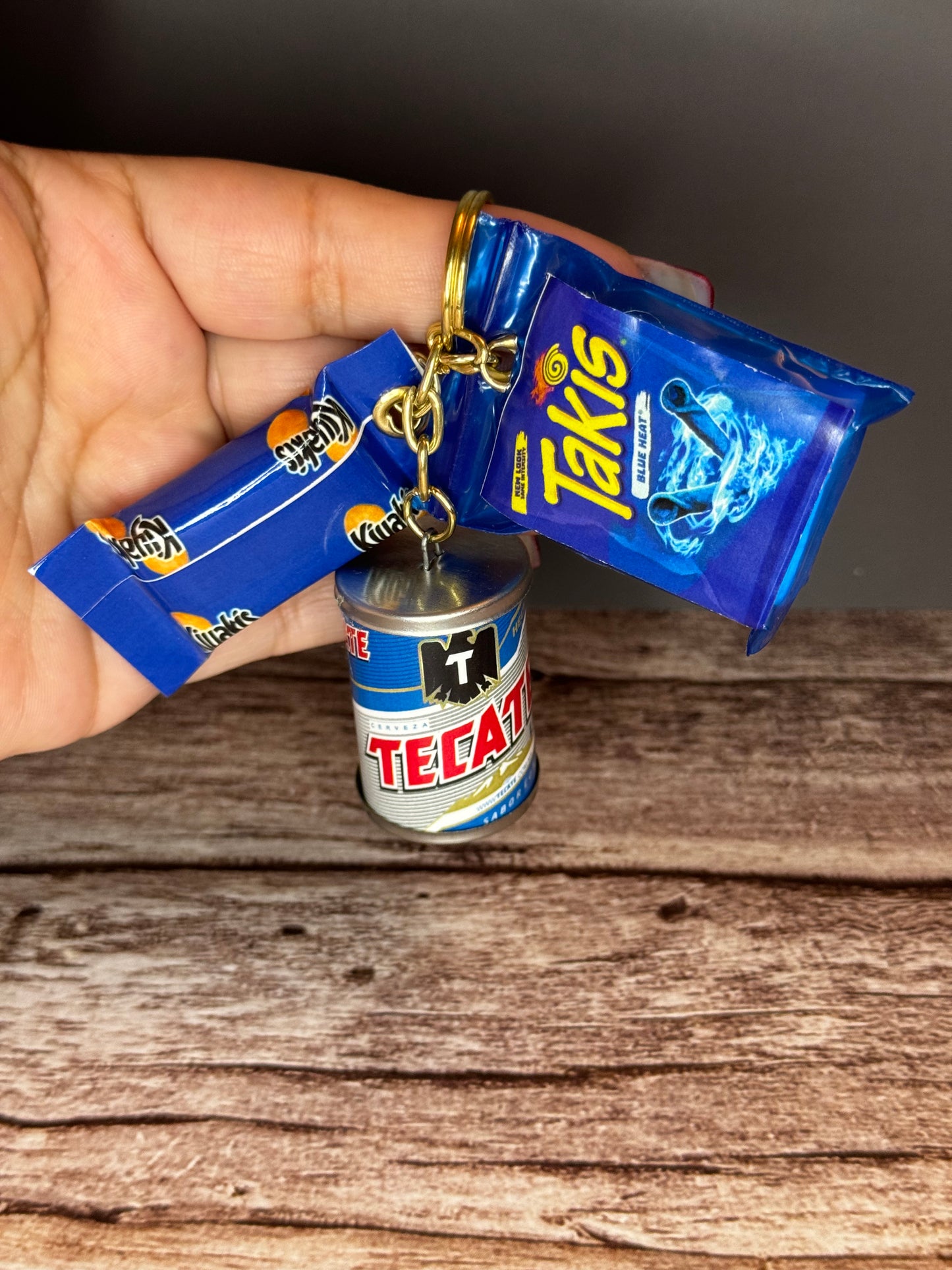 Tecate Light Keychain