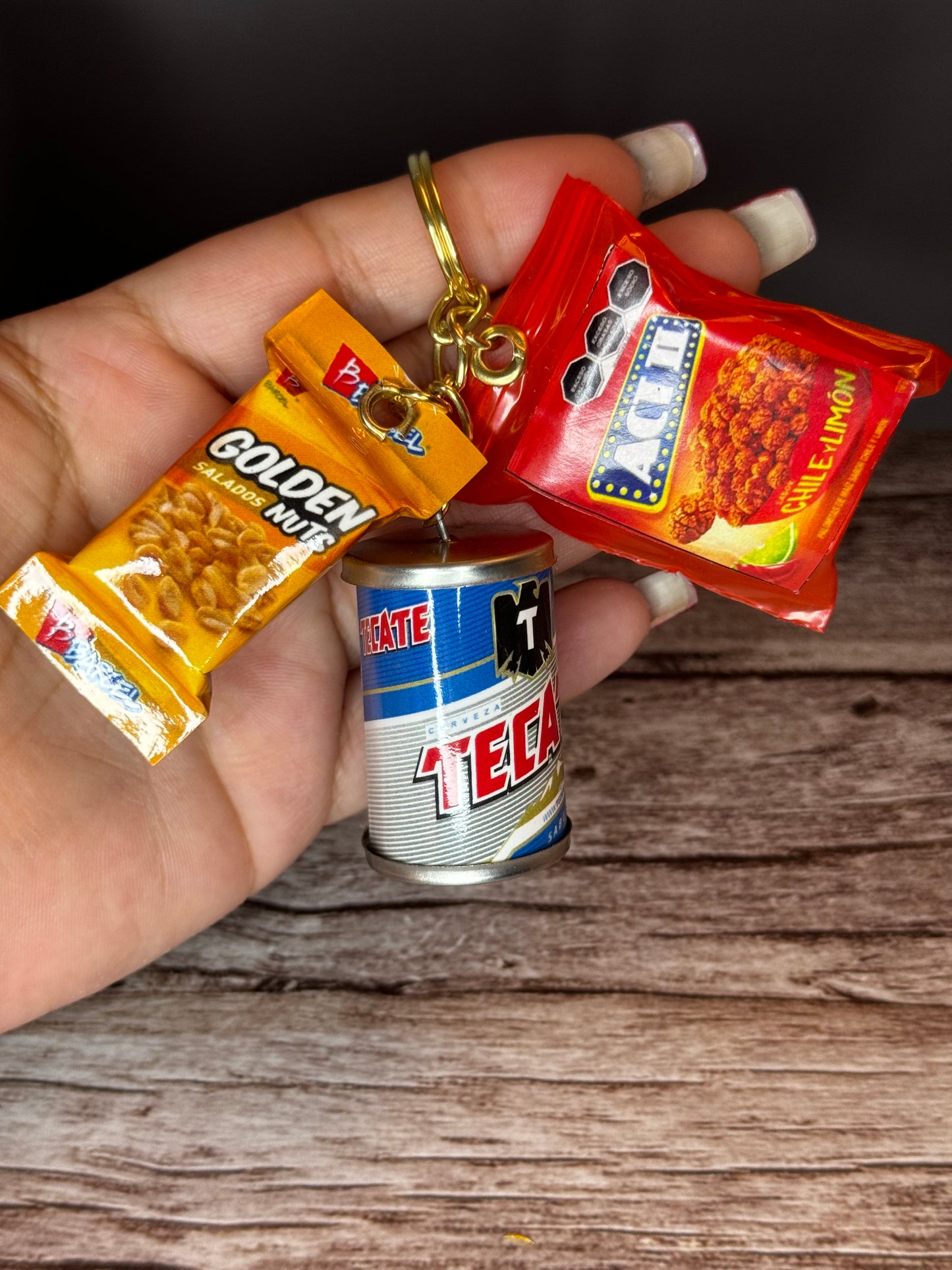 Tecate Light Keychain