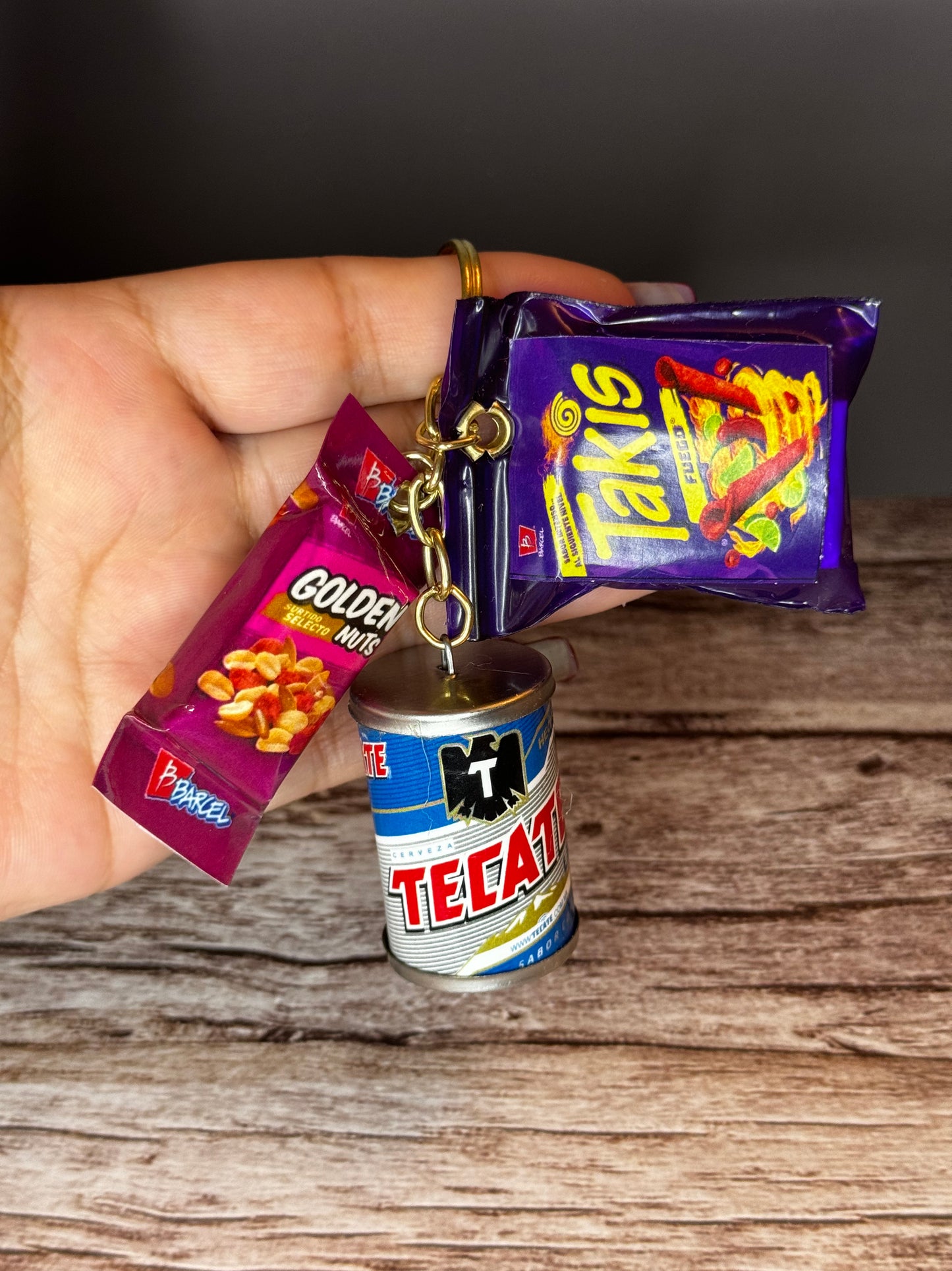 Tecate Light Keychain