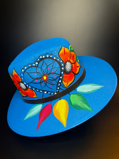 Mexican Hand-painted Hat