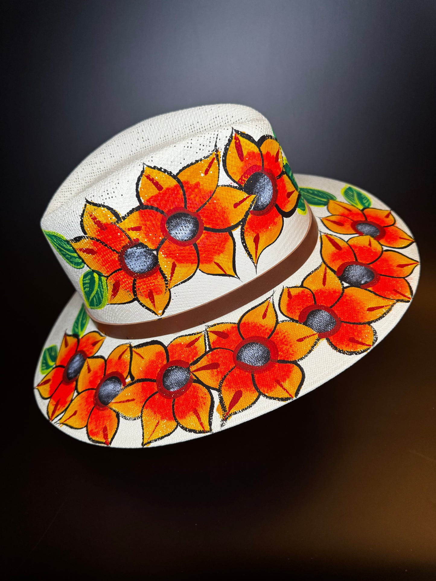 Mexican Hand-painted Hat