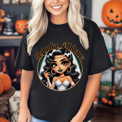 Spooky Chicana Black Tee