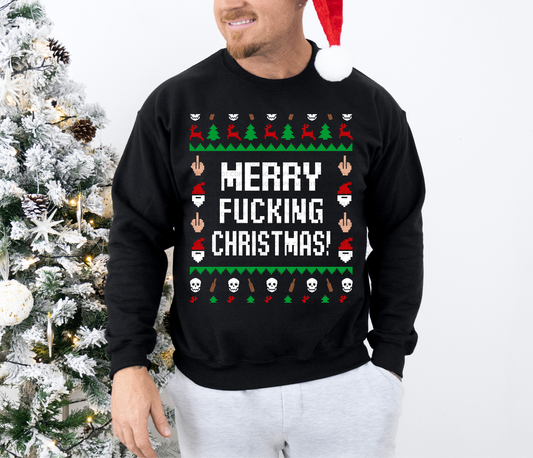 Merry F-ing Christmas Crewneck