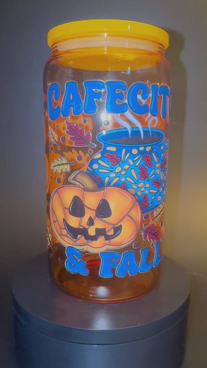 Cafecito & Fall 16oz Cup